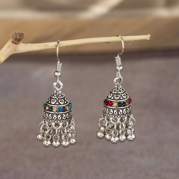 Wholesale Vintage classic bell earrings with zircon pendant and exaggerated earrings