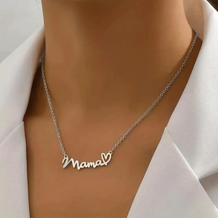 Wholesale New stainless steel necklace with heart-shaped collarbone chain and neck chain necklace