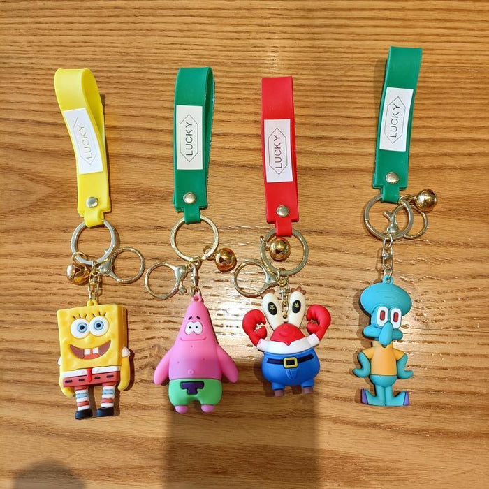 Wholesale Silicone Cartoon Doll Keychain JDC-KC-MingT107