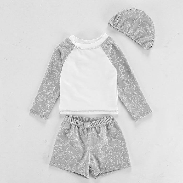 Wholesale Holiday long sleeved swimsuits, swim trunks, sunscreen split swimsuits, beach swimsuits