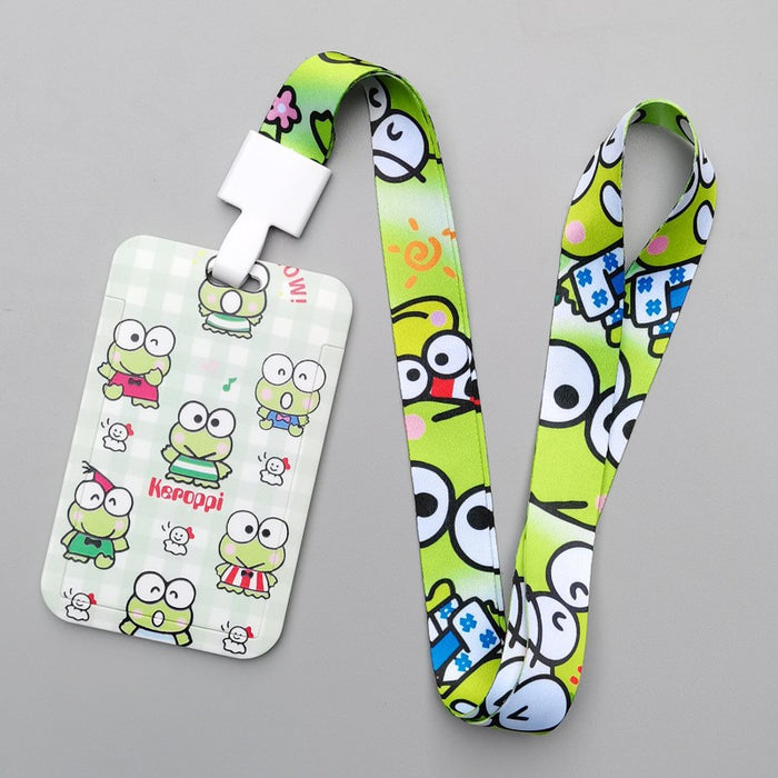 Wholesale Trendy Plastic Cartoon Card Holder With Lanyard Student ID Badge Gift