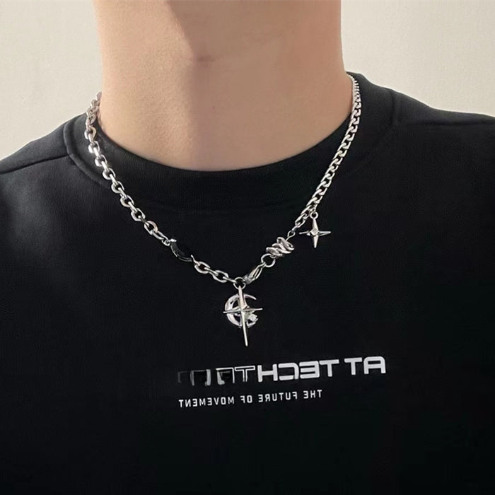 Wholesale Black gemstone necklace with niche design, high-end clavicle chain