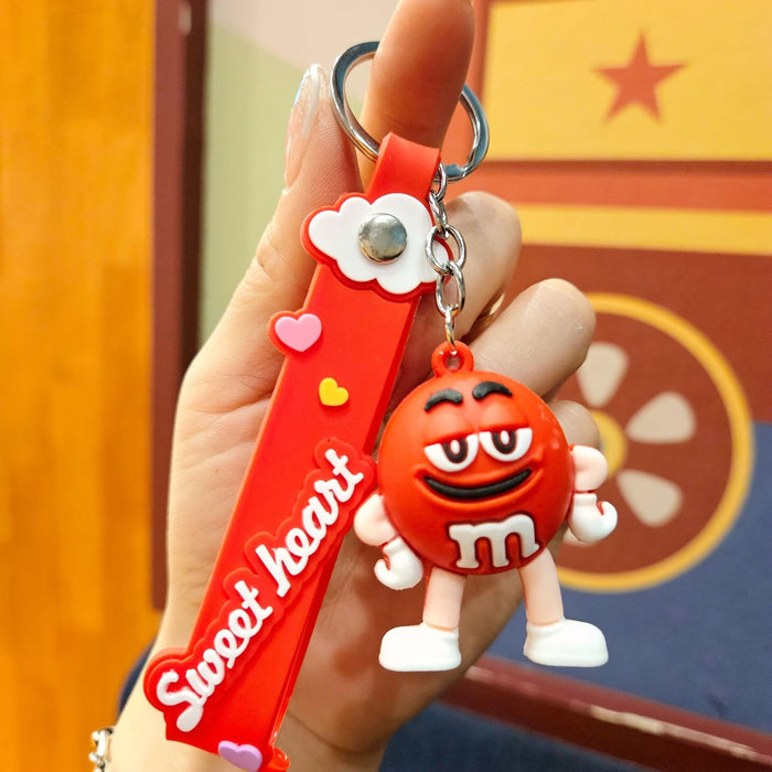 Wholesale Cartoon Doll Silicone Keychain JDC-KC-YiZhuo009