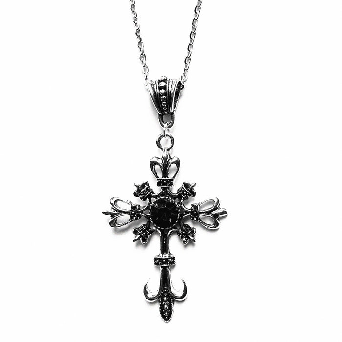 Wholesale Cross necklace, crystal pendant necklace, ladies'