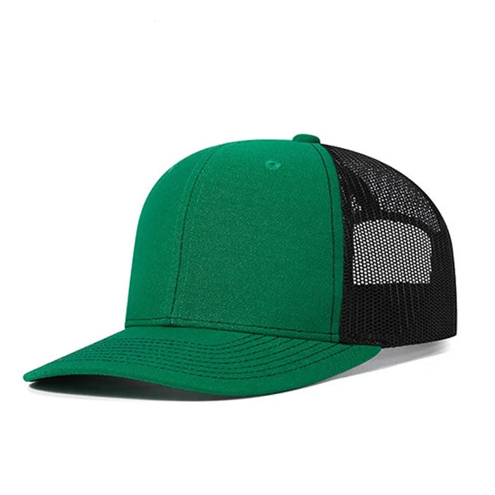 Wholesale Khaki pure color light board duckbill cap with wide brim and breathable mesh baseball cap