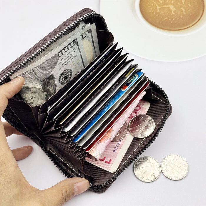 Wholesale Trendy PU Slim Card Holder Anti-Skimming RFID Blocking Wallet MOQ≥2