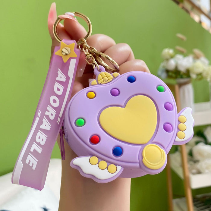 Wholesale Creative Love Bag Coin Purse Keychain Fashion Bag Small Pendant Exquisite Cute Couple Gift