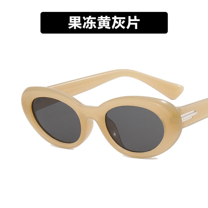 Wholesale Retro oval sunglasses, high-end sunglasses, sun protection and UV protection
