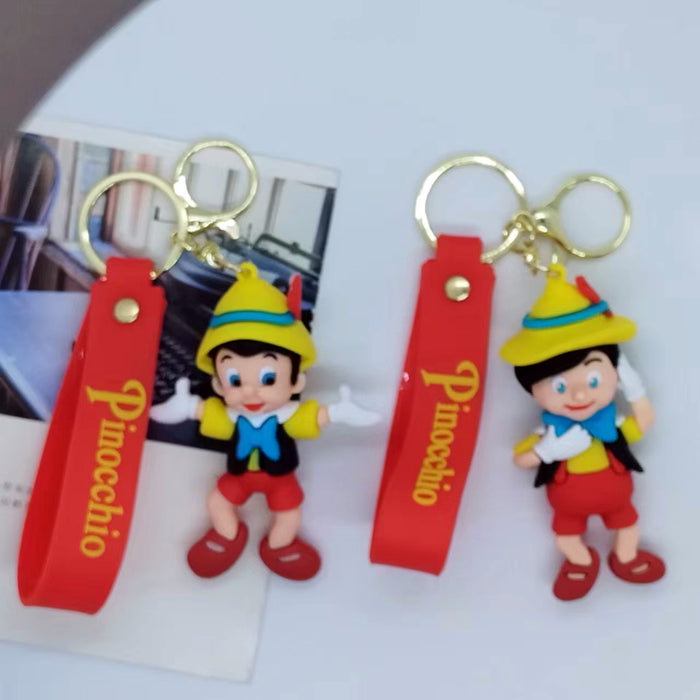 Wholesale cartoon doll  character keychain pendant bag car key chain accessories gift