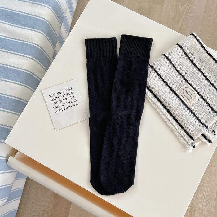 Wholesale Socks thin mesh breathable mid tube women's socks boneless pile socks