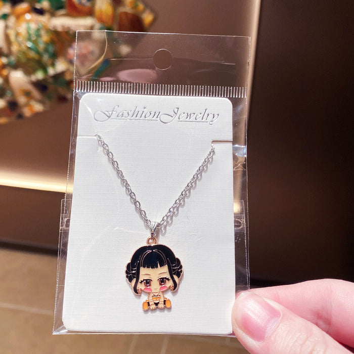 Wholesale Pendant Necklace Alloy Electroplated Fashion Accessory MOQ≥3