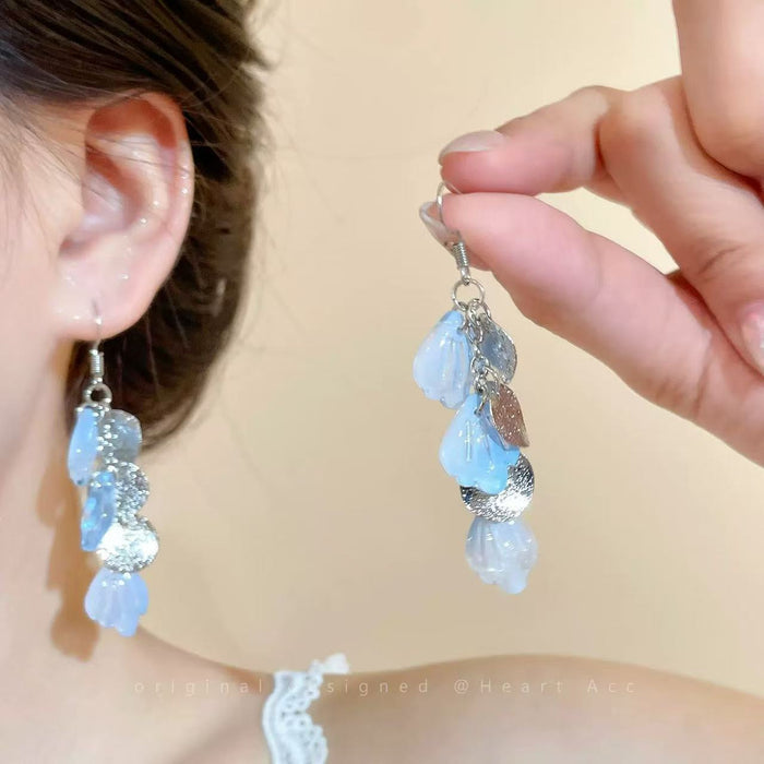 Wholesale Grape Theme Acrylic Earrings - Summer Fashion Jewelry Accessory Gift