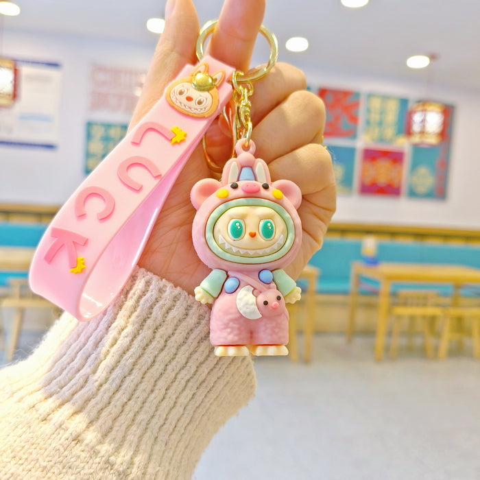 Wholesale Cute cartoon keychain,  couple bag pendant,  car keychain,  claw machine small gift