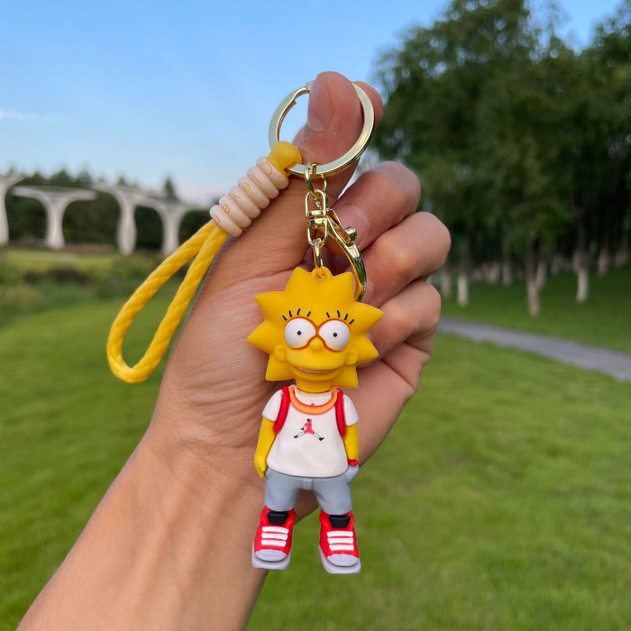 Wholesale Cartoon keychain figurine backpack ornament, children's creative gift, car pendant