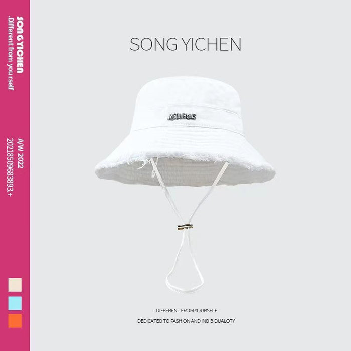 Wholesale Big-brimmed Fisherman Hat Holiday Hanging Hat Sunscreen Sunshade Hat