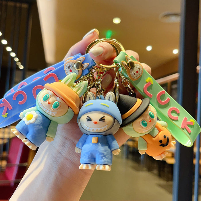 Wholesale Creative CartoonDoll Keychain Couple School Bag Pendant