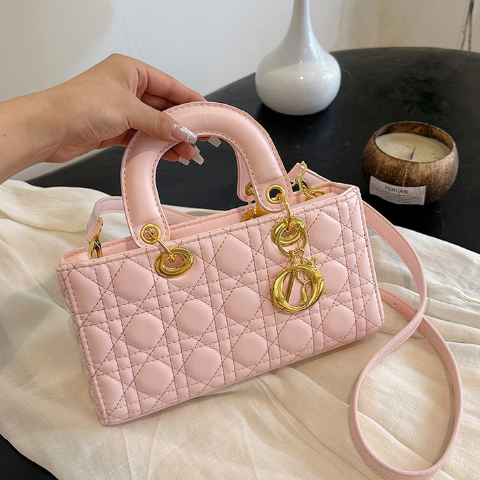 Wholesale  Women's Bag Rhombic Small Square Handbag All-match Elegant Shoulder Crossbody Bag