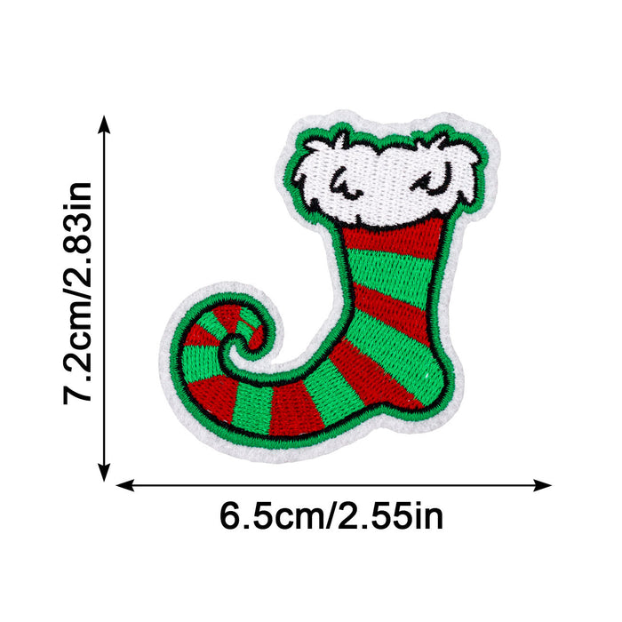 Wholesale Christmas embroidery DIY Patches