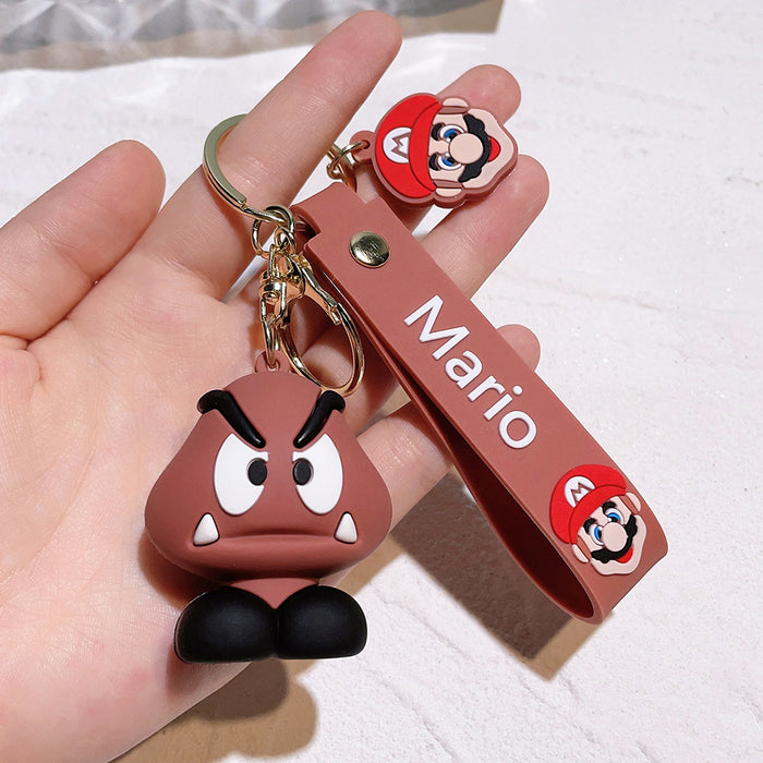 Wholesale Cartoon Anime PVC Keychain Cute Couple Car Pendant Bag Pendant
