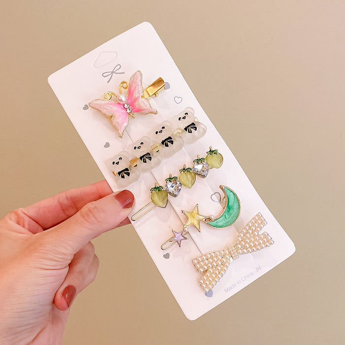 Wholesale Bear Resin Hair Clip Set JDC-HC-HaiYi007