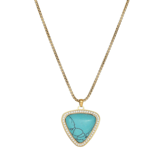 Wholesale 2pcs Luxury Beaded Jewelry Turquoise Necklace