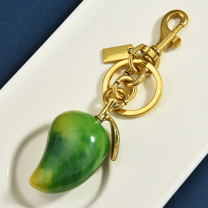 Wholesale Mango keychain fruit pendant bag pendant creative keychain