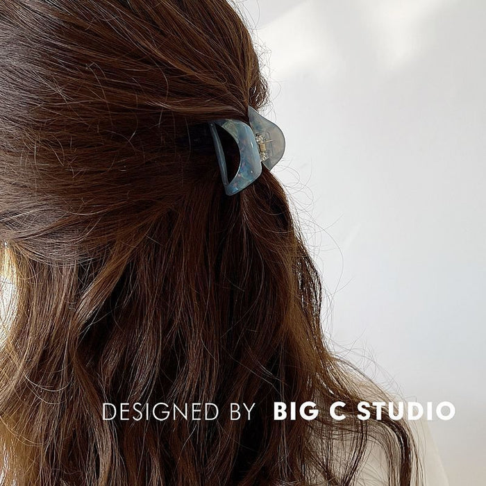 Wholesale Temperament shark clip hollow grip clip exquisite bangs clip back of the head clip