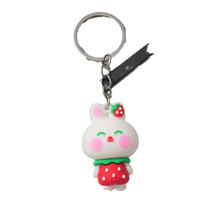 Wholesale Creative keychain pendant, cute animal figurine, car keychain