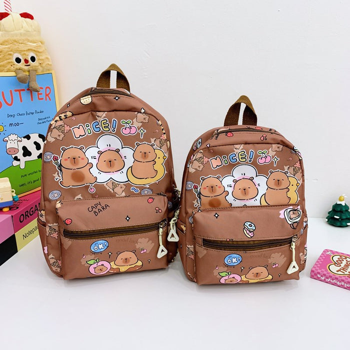 Wholesale Children' s Bag Printed Children' s Backpack Large Capacity Backpack for Men and Women Kindergarten Schoolbag
