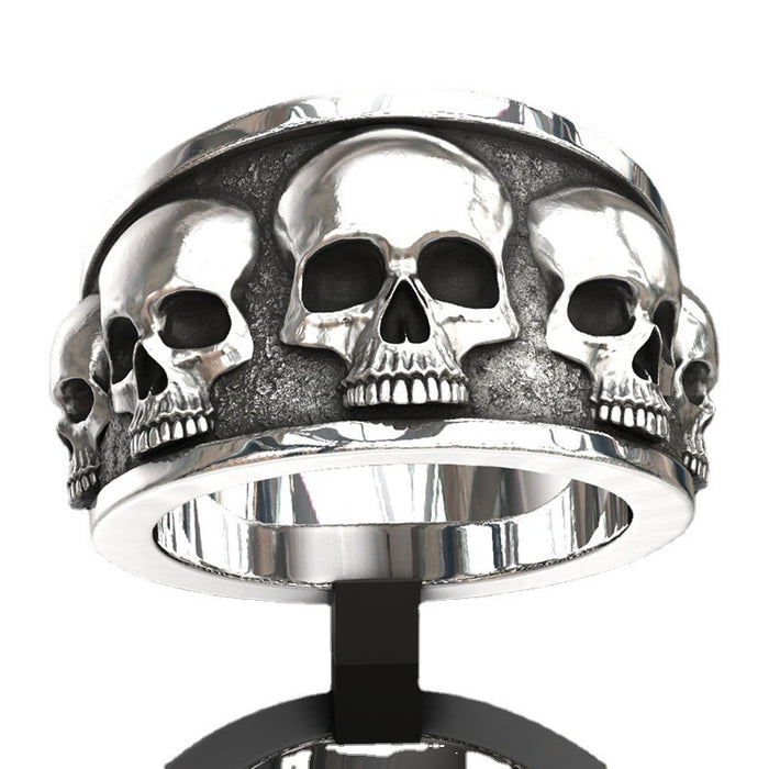 Wholesale Accessory Punk Skull Ring
