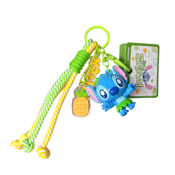 Wholesale Cute bag keychain backpack plush pendant key ring