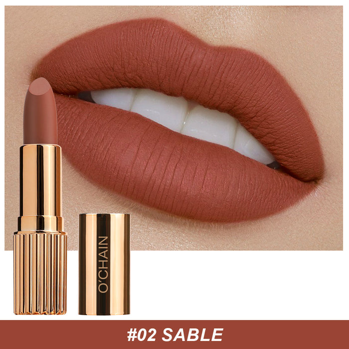 Wholesale Velvet matte mouth, red matte finish, non fading, waterproof, long-lasting, non stick cup lipstick