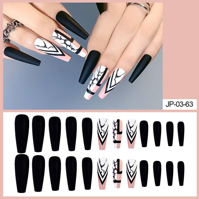 Wholesale Nail Stickers Plastic Ballet Nail Chips JDC-NS-oumei009