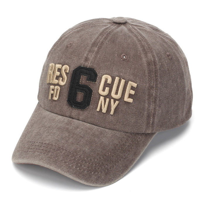 Wholesale Fashion Retro Washed Cotton Baseball Cap with Curved Brim for Summer
