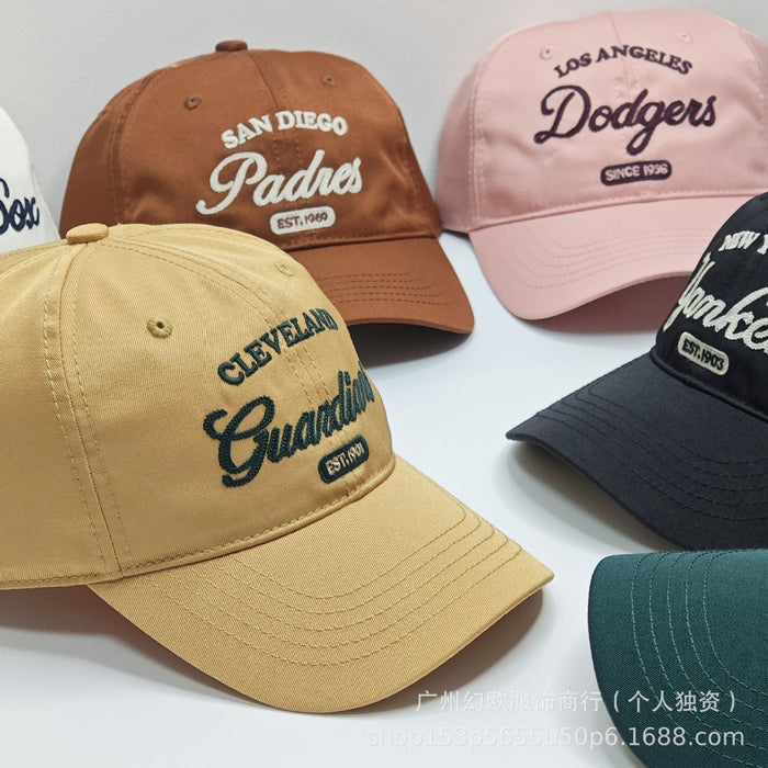 Wholesale Embroidered baseball sunshade hat with letters