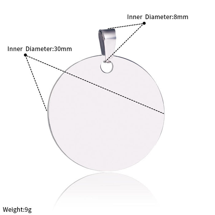 Wholesale Gold, silver, black hang tag carving stainless steel identity tag