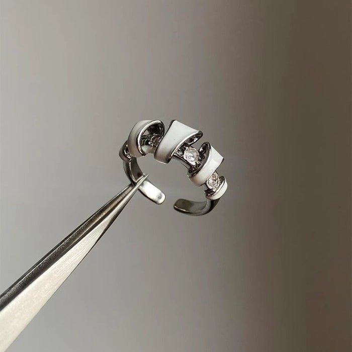 Wholesale Drop Oil Enamel Open Ring Elegant All-match Ring