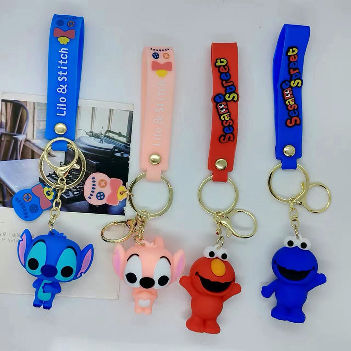 Wholesale Cartoon doll  key chain pendant bag car key chain accessories