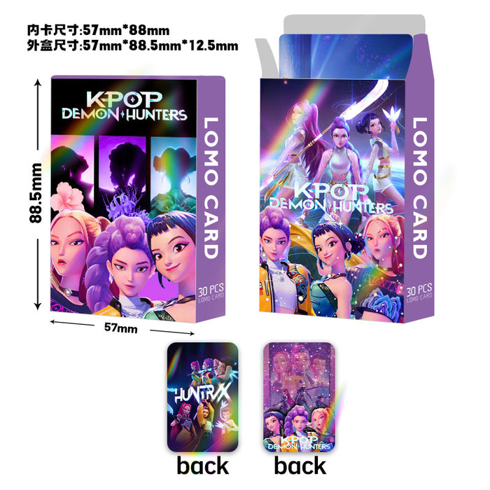 Wholesale 60pcs Laser Flash Cards, Kpop Double-Sided Anime Periphery,  Photo Cards,  Collectible Cards