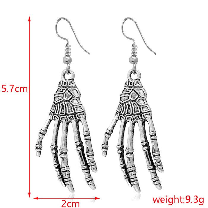 Wholesale Halloween Series Skull Spider Pumpkin Alloy Earrings JDC-ES-HengX006