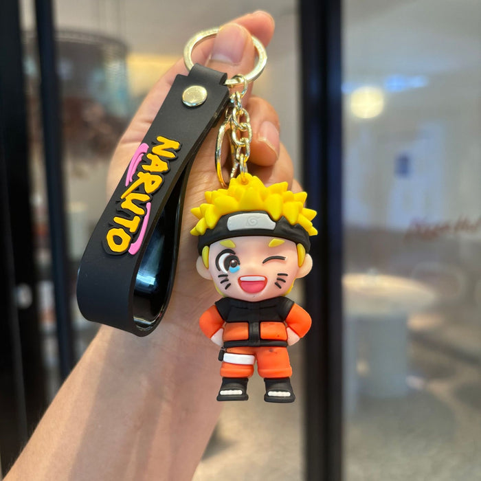 Wholesale Cute anime character PVC keychains