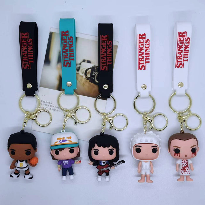 Wholesale cartoon character strange story doll key chain pendant bag car key chain accessories