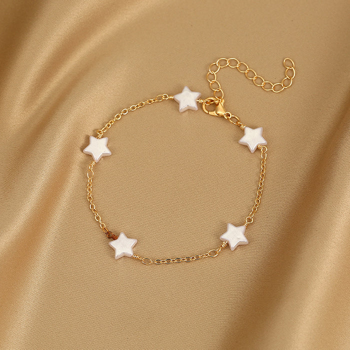 Wholesale Bracelet Colored Love Hand Jewelry Fashion Clover Bracelet