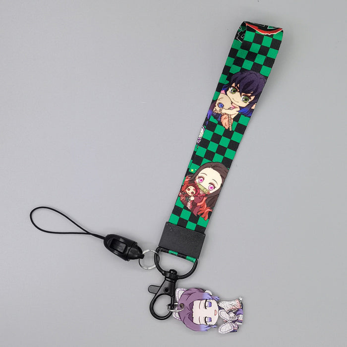 Wholesale Cartoon Lanyard Keychains Removable Wrist Strap