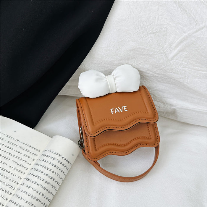 Wholesale Children's bag new cute bow mini square bag high-grade chain girls' hand bag messenger bag