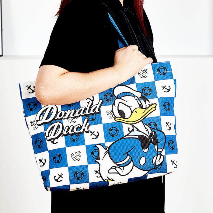 Wholesale Cartoon Canvas Bag Large Capacity Zippered Canvas Tote Bag Bear Cute Student Shoulder Bag