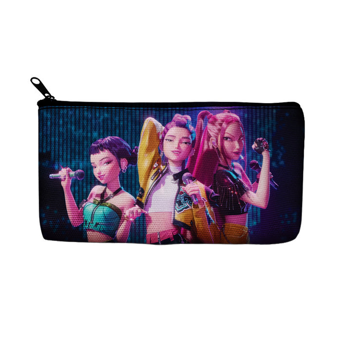 Wholesale K-pop merchandise canvas chain pencil cases stationery