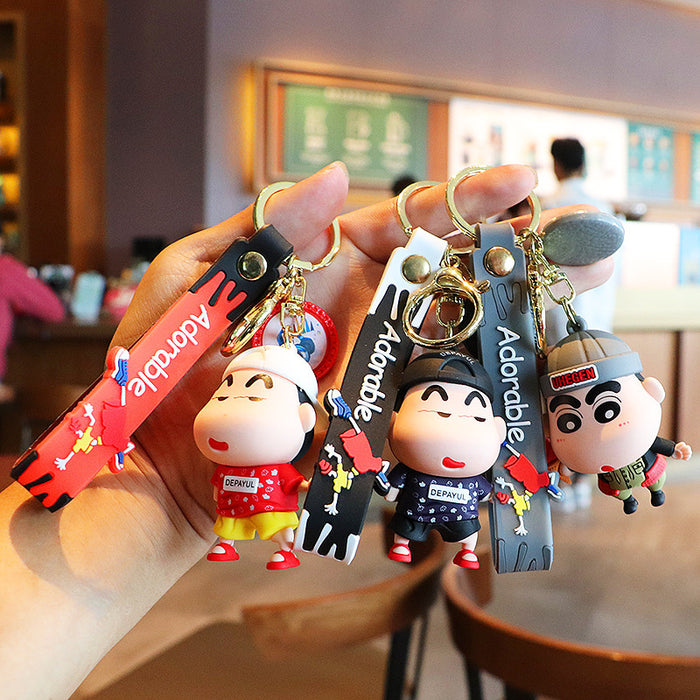 Wholesale Silicone Cartoon Doll Keychain JDC-KC-MingT223