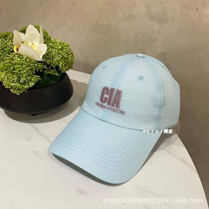 Wholesale Casual thin embroidered letter baseball cap street fashion big head circumference duck tongue cap wholesale