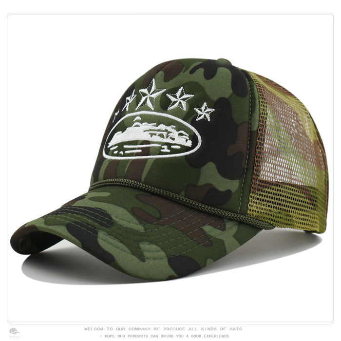 Wholesale Trucker hat summer embroidery visor baseball cap peaked hat
